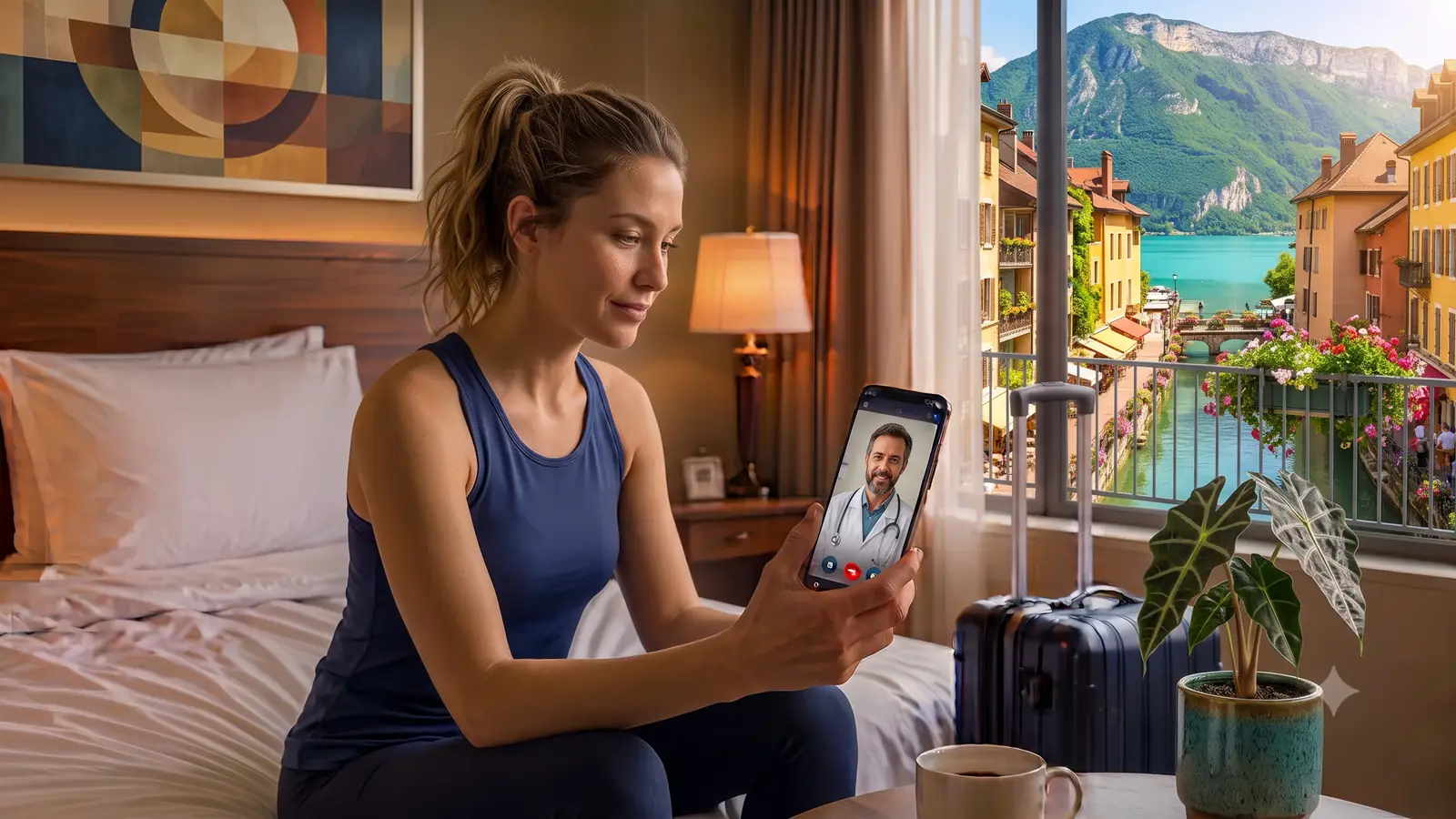 Video teleconsultation in Annecy