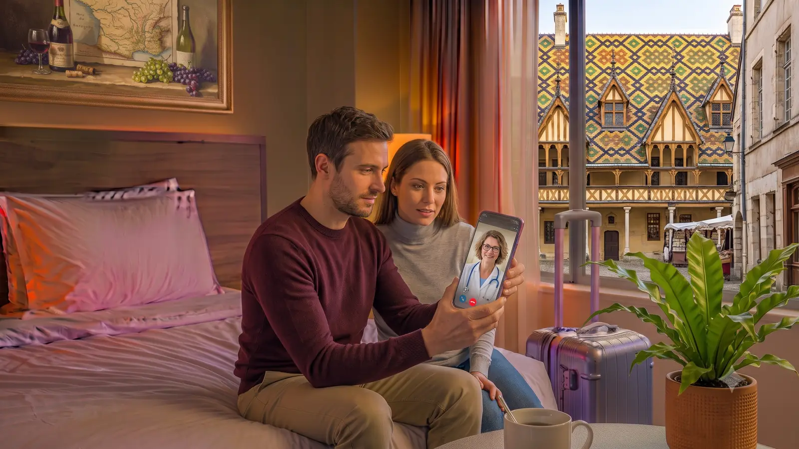 Video teleconsultation in Beaune