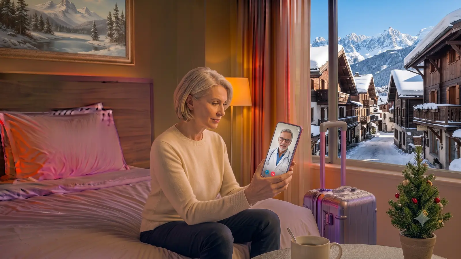 Video teleconsultation in Chamonix