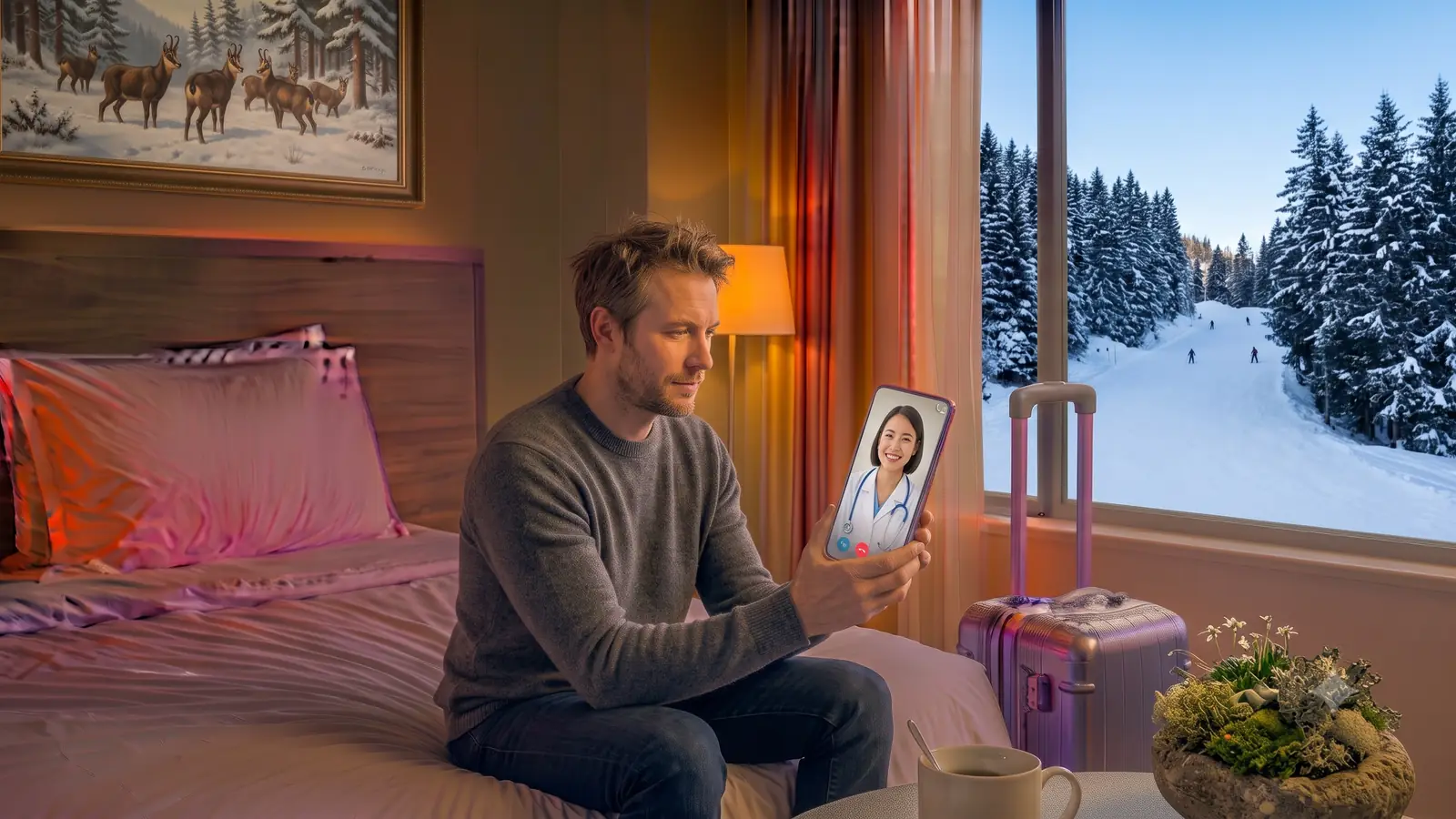 Video teleconsultation in Courchevel