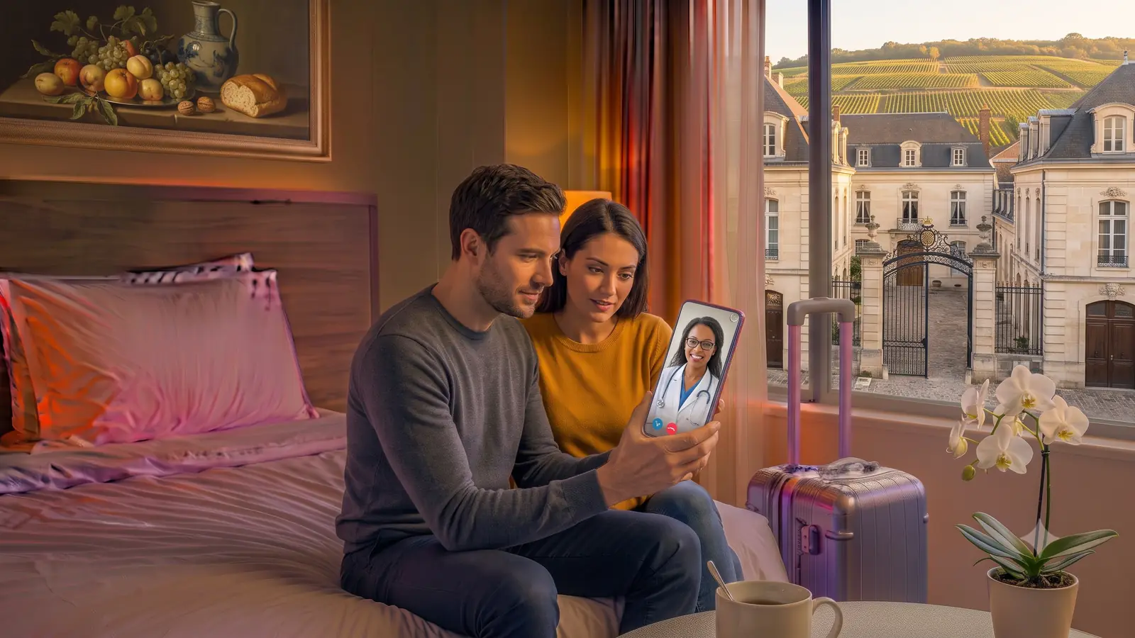 Video teleconsultation in Épernay