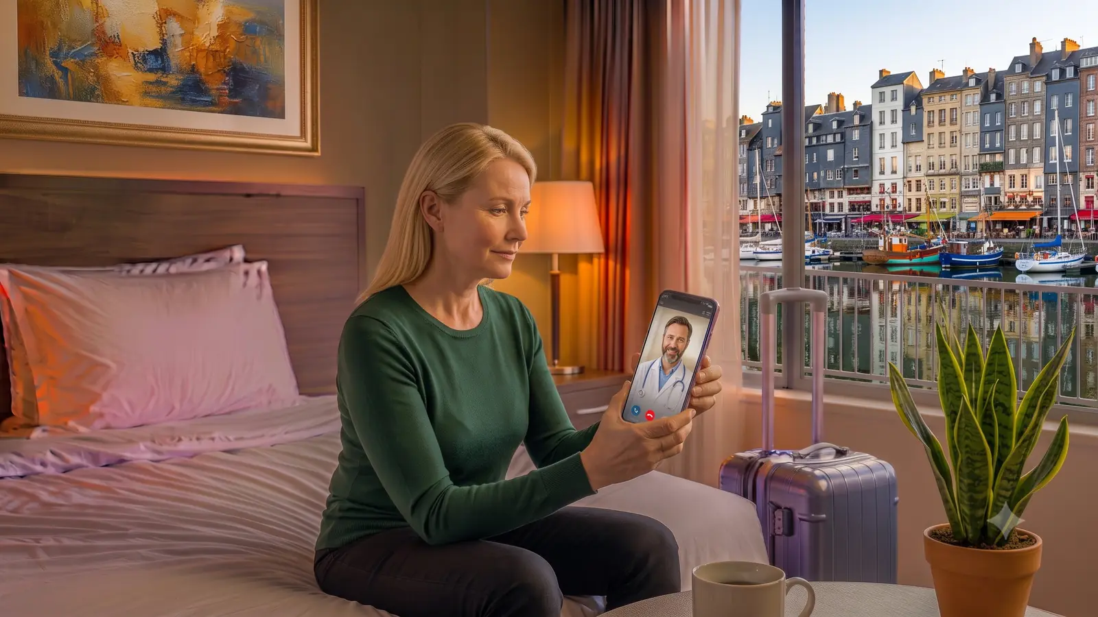 Video teleconsultation in Honfleur
