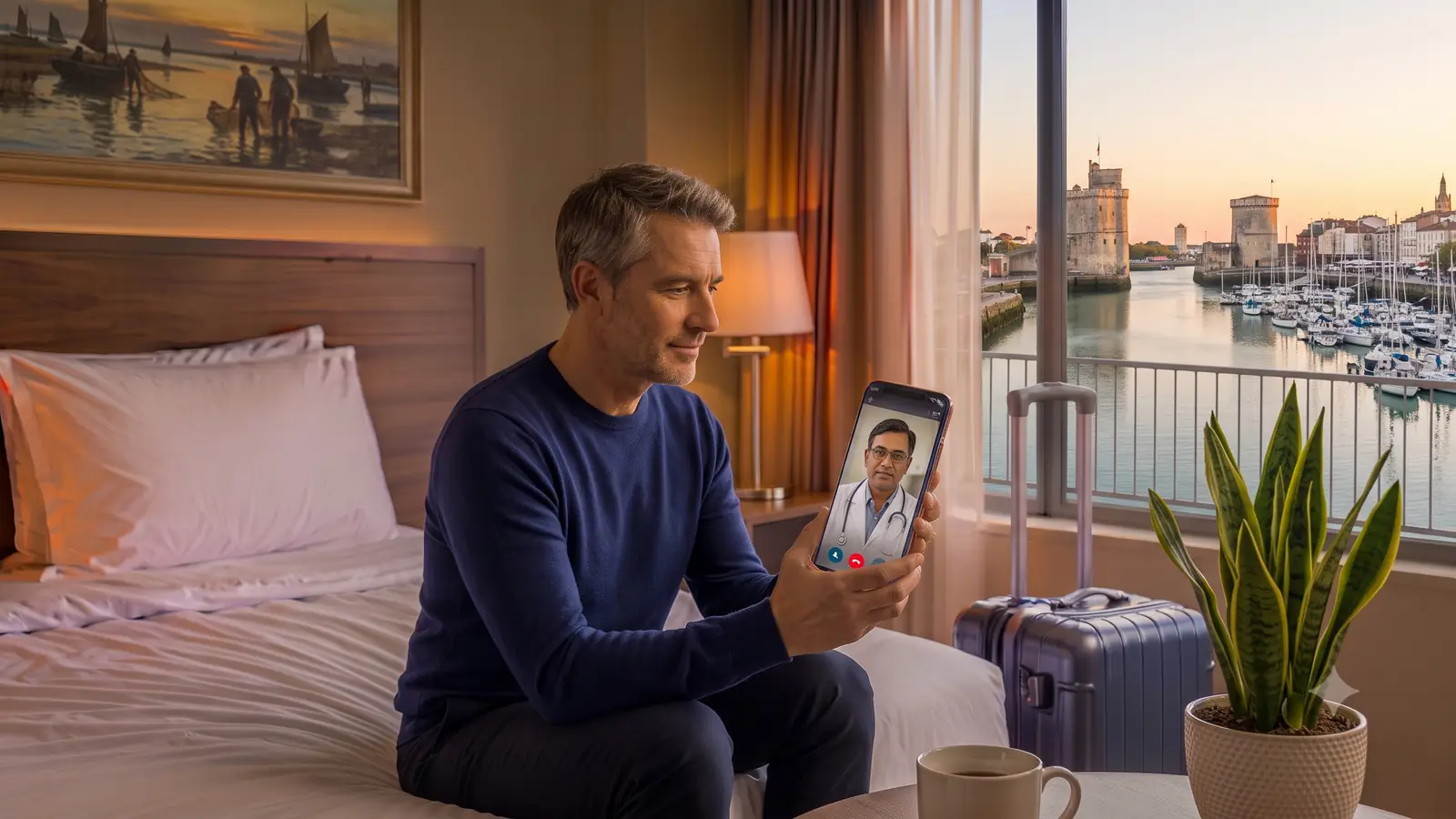 Video teleconsultation in La Rochelle