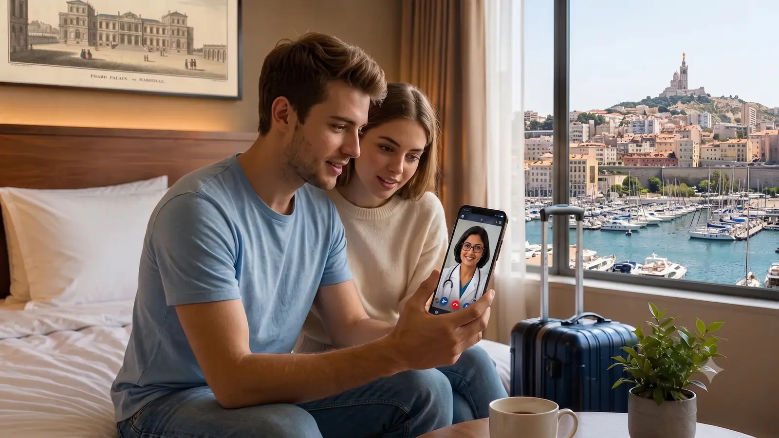 Video teleconsultation in Marseille