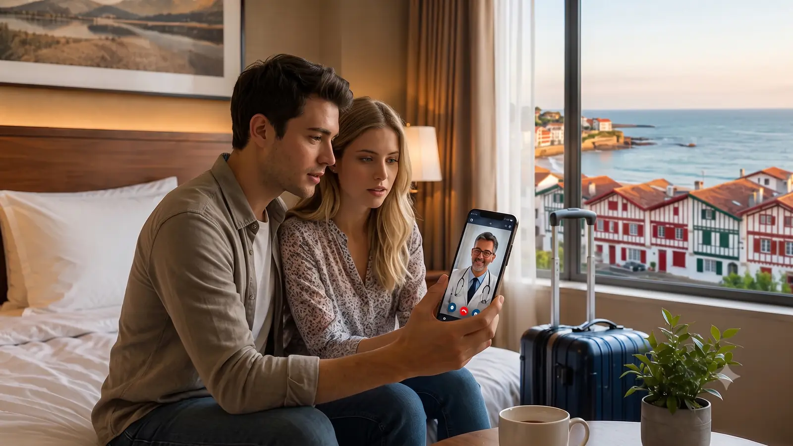Video teleconsultation in Saint-Jean-de-Luz