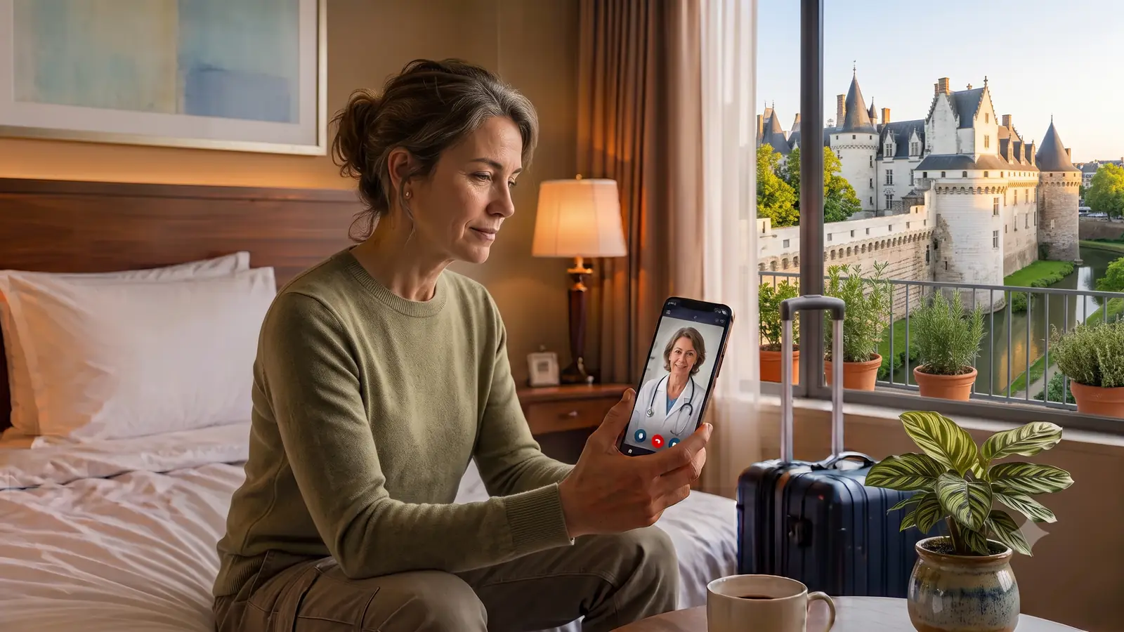 Video teleconsultation in Saumur