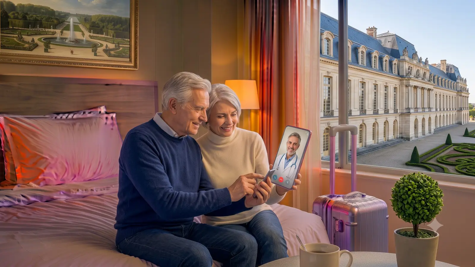 Video teleconsultation in Versailles